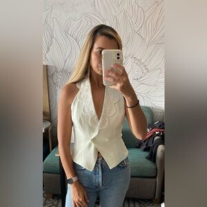 Reformation Primrose Vest Sz 2